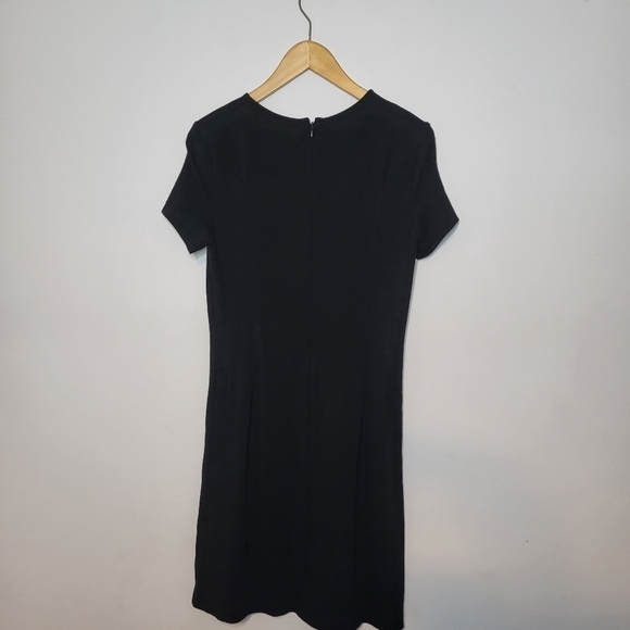 Lord & Taylor Simple Black Dress Size S - Picture 5 of 9